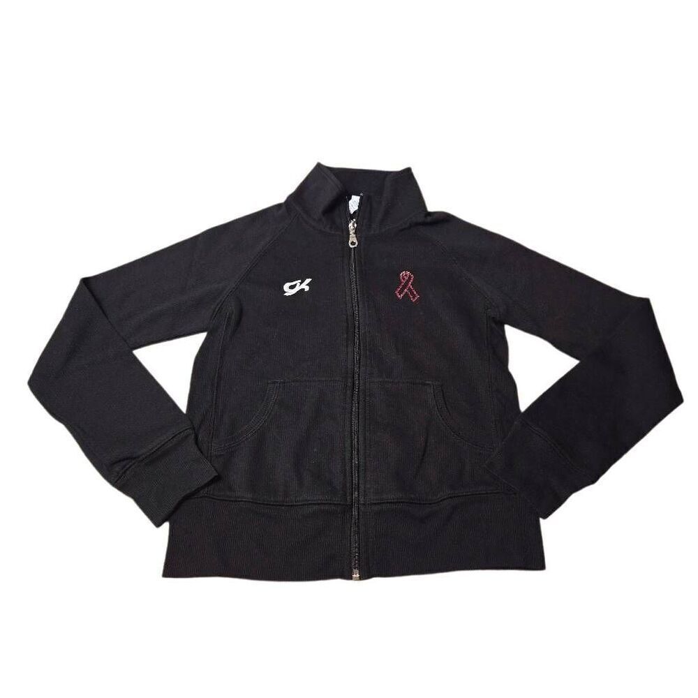 GK ActiveTek Warm-Up Jacket Breast Cancer Ribbon LA 2-4 Juniors